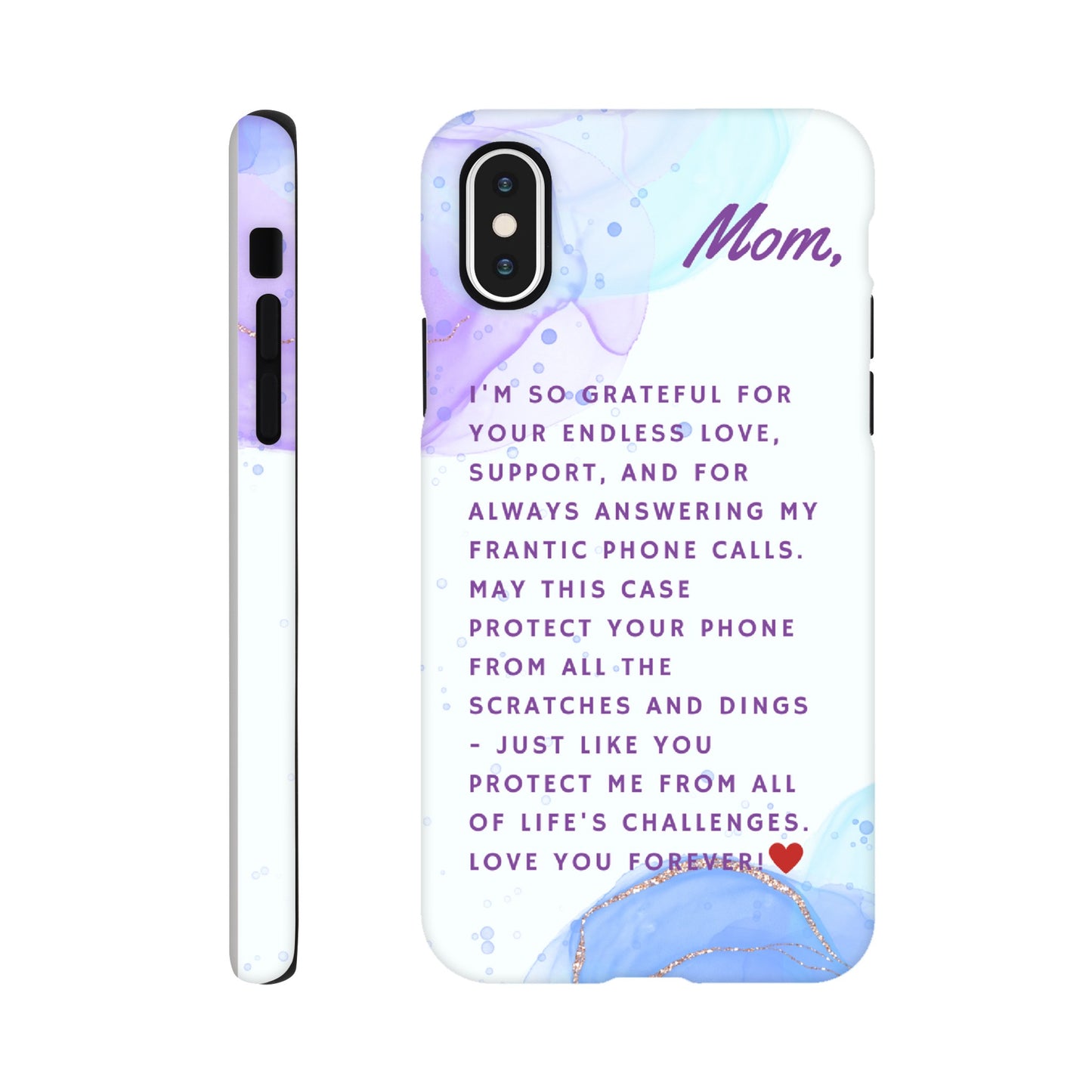 Endless Love and Protection Tough Case For Mom (For iPhone)